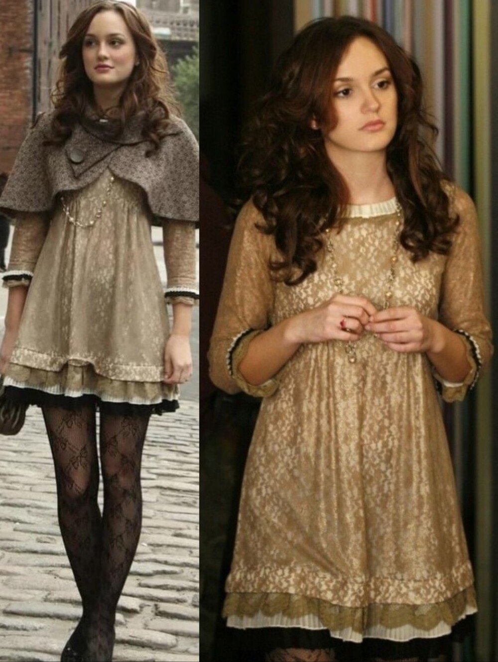 Rare ASO Blair Waldorf Iconic Thanksgiving Dita Dress Gossip Girls Size 6 Lace
